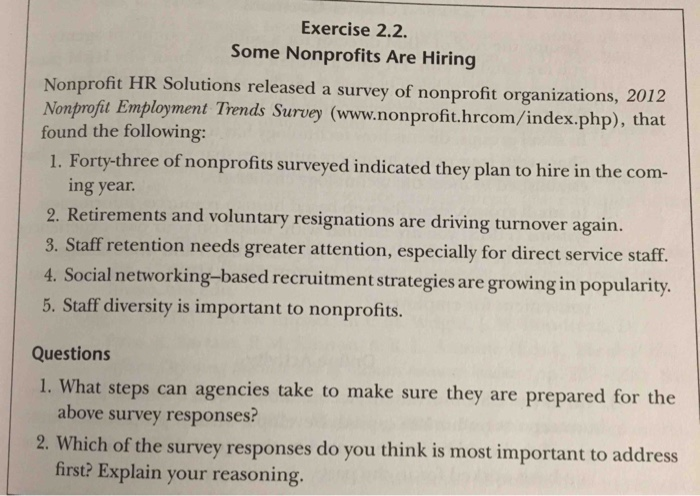 What would questions 1 and 2 be? Exercise 2.2.