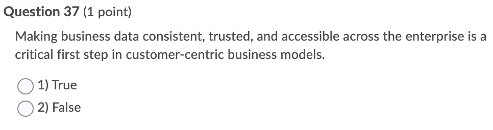 Question 39 (1 point) Electronic document