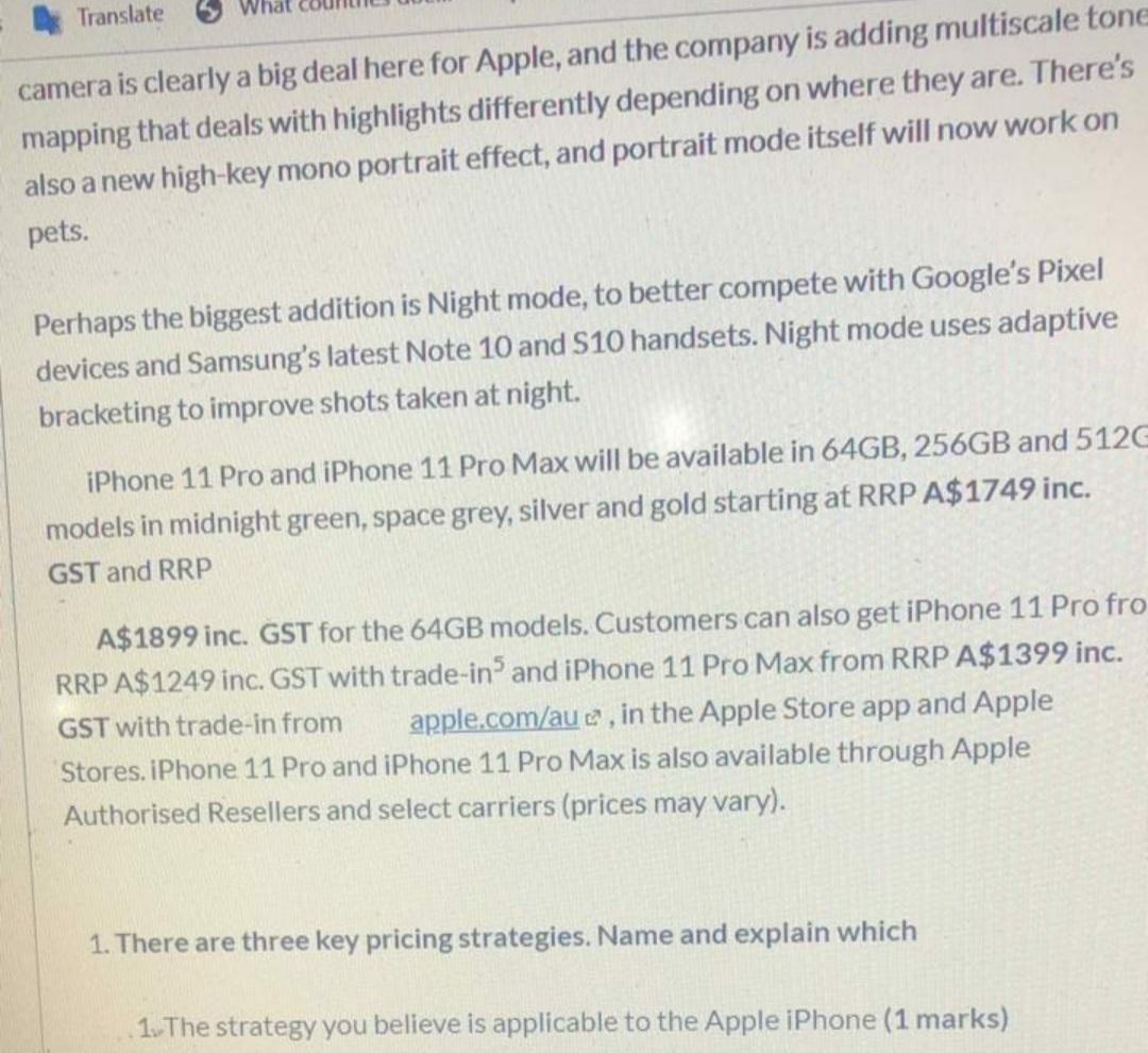 Apple just released its iPhone 11 range. "Apple