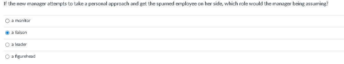 If the new manager attempts to take a personal