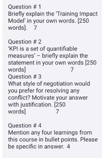 fundmental of hrm course Question #1 Briefly