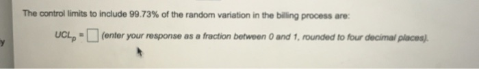 The control limits to include 99.73% of the