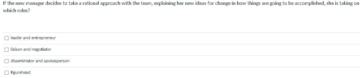 If the new manager attempts to take a personal