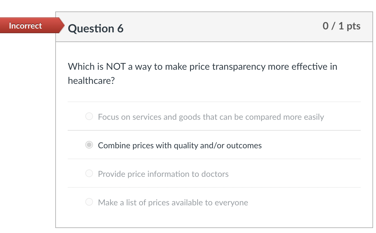 US Healthcare Systems Which is NOT a way to make