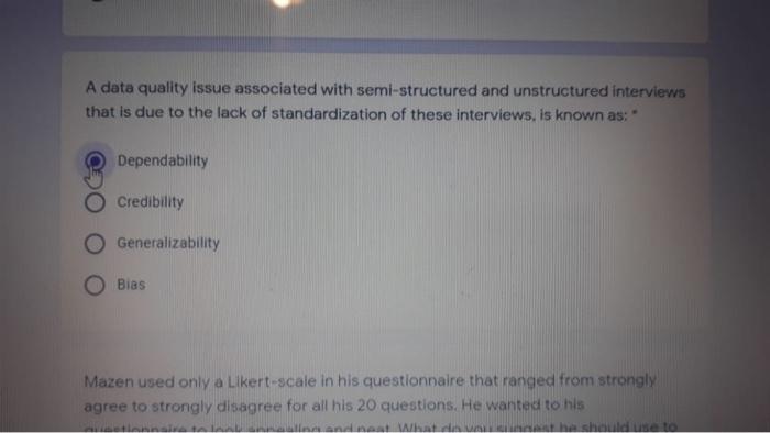 When an observer interprets or explains an