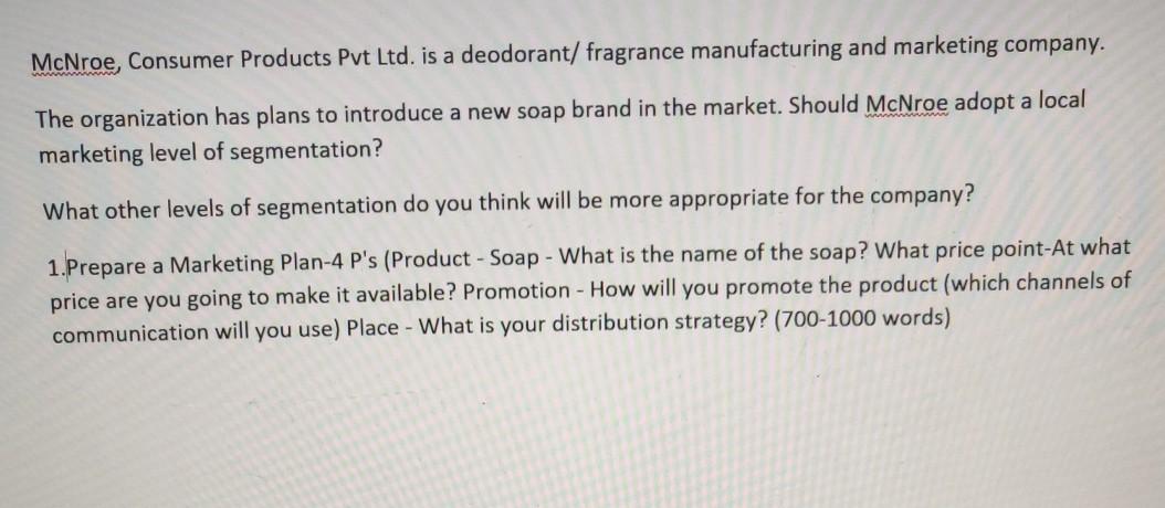 this is my marketing assignment please provide me