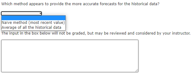 Consider the following time series data. Week 1 2