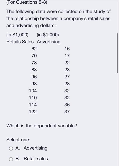 These four questions are together (For Questions