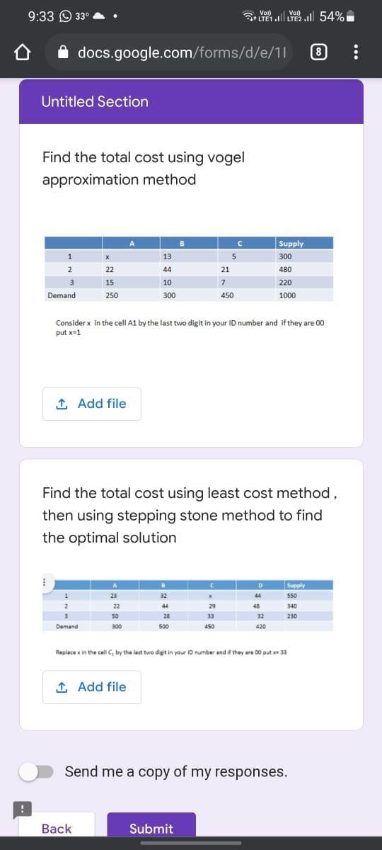 Vo:) Voi) 9:33 33 Les ) 54%