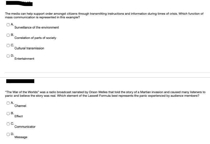 The media can help support order amongst citizens