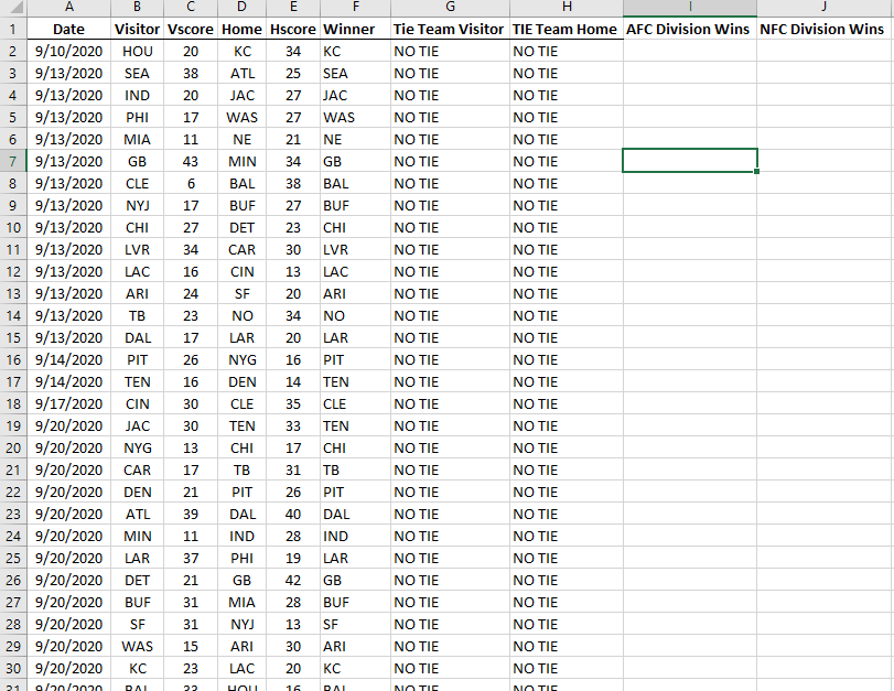 How to get more specific outputs within a data