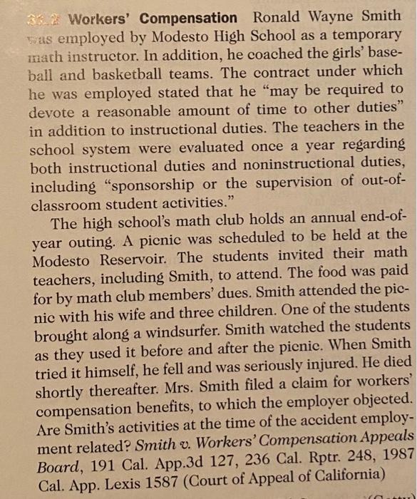 Analyze the case using "IRAC" - Issue, Rule,