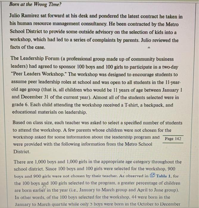 Born at the Wrong Time? Julio Ramirez sat forward