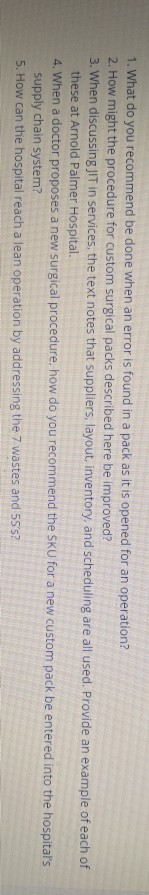 1. What do you recommend be done when an error is