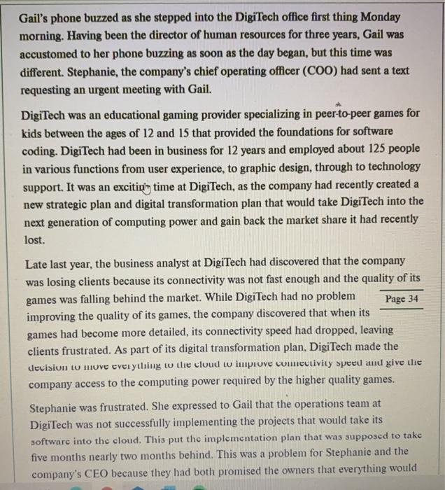 Gail's phone buzzed as she stepped into the