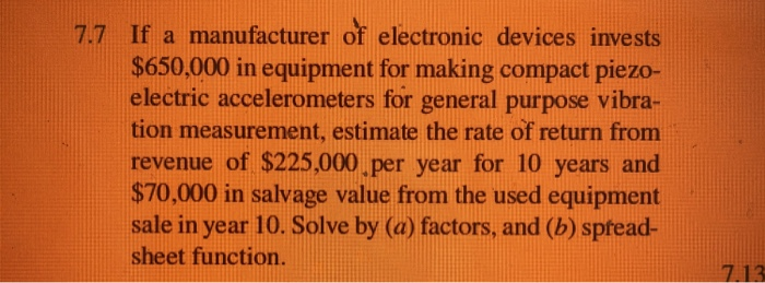 7.7 If a manufacturer of electronic devices