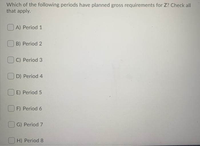 Use the following inventory information for the