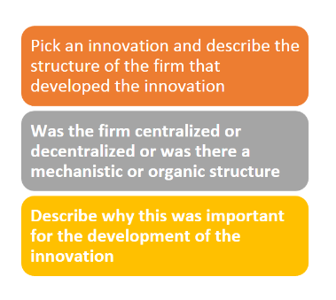 Pick an innovation and describe the structure of