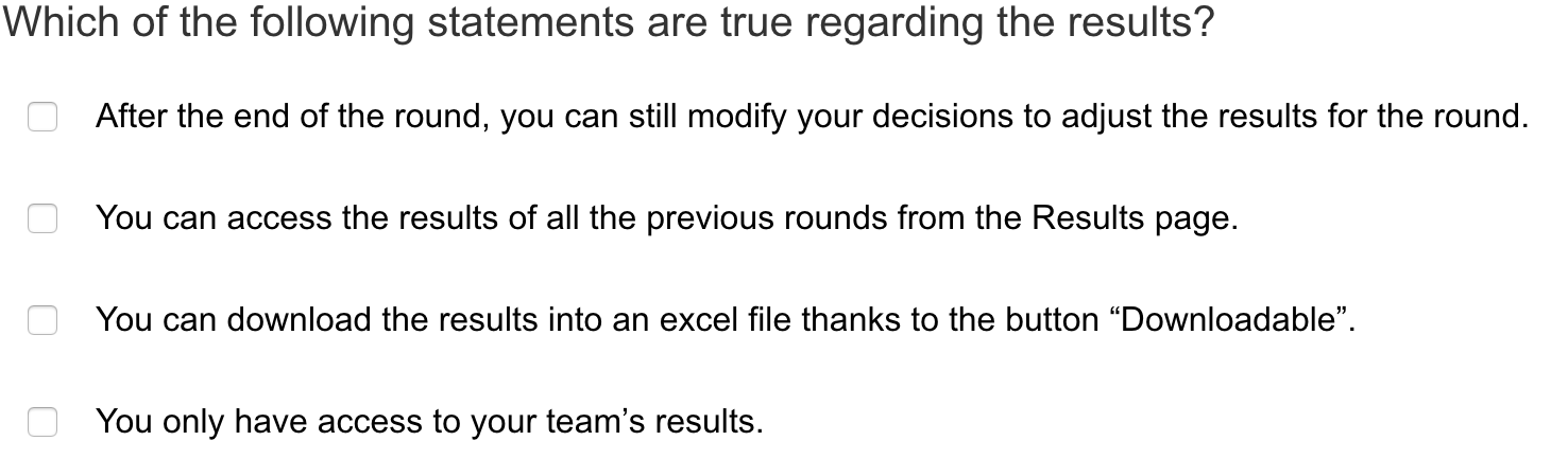 Which of the following statements are true