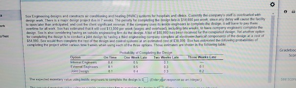 o A Test Sex Engineering designs and constructs
