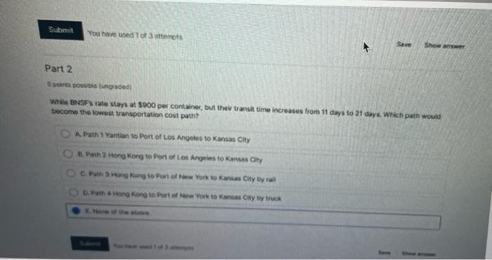 I need the correct answer for the question number