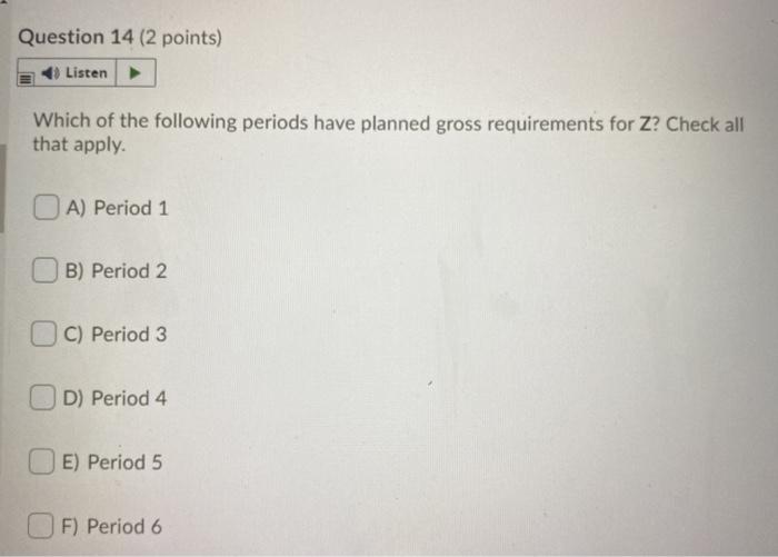 Use the following inventory information for the