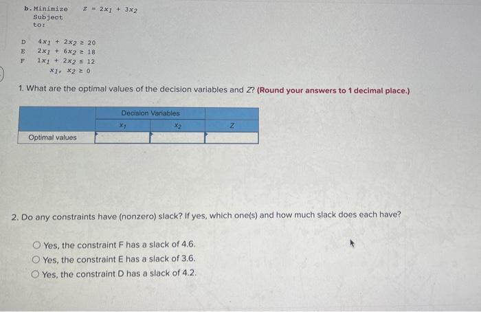 Solve these problems using graphical linear