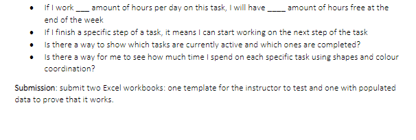 Problem Topic #5: Task Management Scenario: you