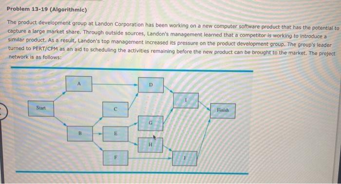 Problem 13-19 (Algorithmic) The product