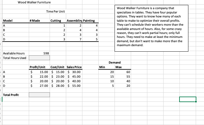 Use Solver to find the solution: Please show
