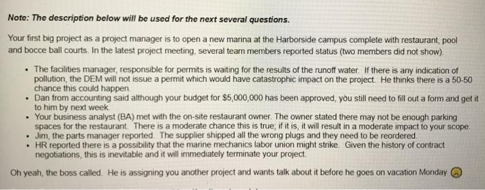 Part 2: Perform a qualitative risk analysis on