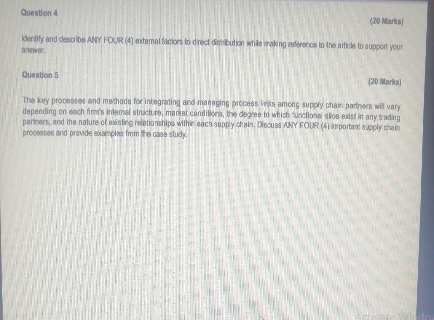 46QHCBG8 Supply chain management 2/3 90% + Read