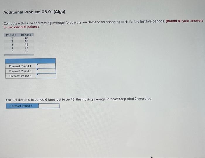 Additional Problem 03-01 (Algo) Compute a