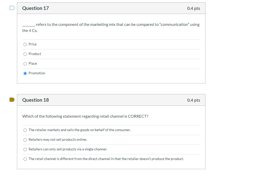 D Question 7 0.4 pts A 3D printer is a type of: O