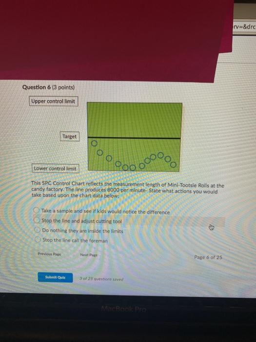 rV=&drc Question 6 (3 points) Upper controllimit