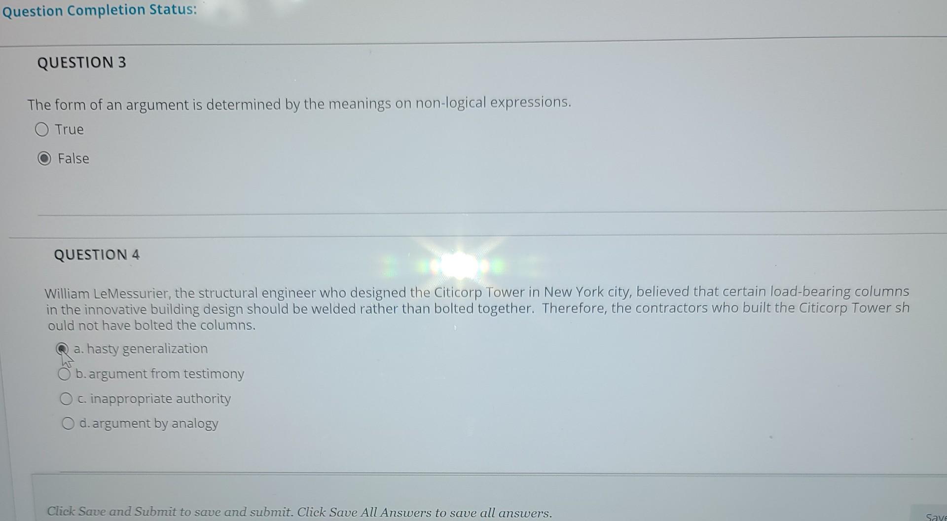 please verify answers Question Completion Status: