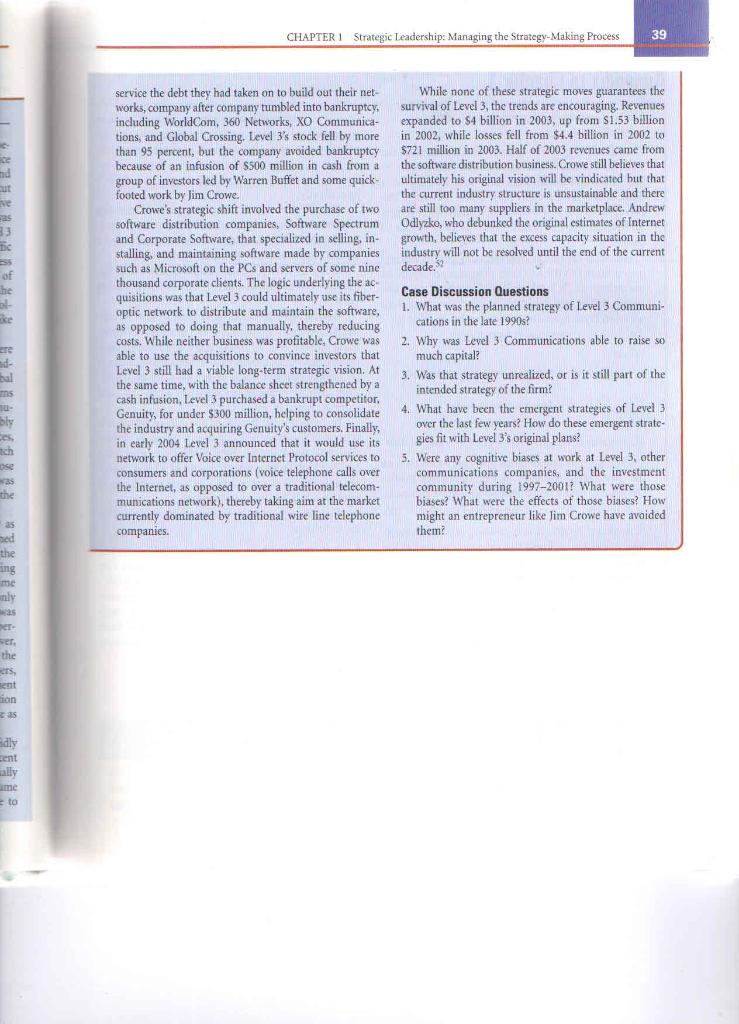 Please read through and answer the questions 38