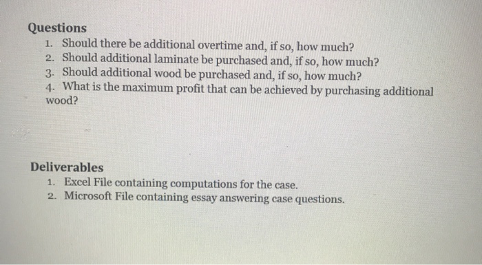 Project 1 - Linear Programming, Custom Cabinets,
