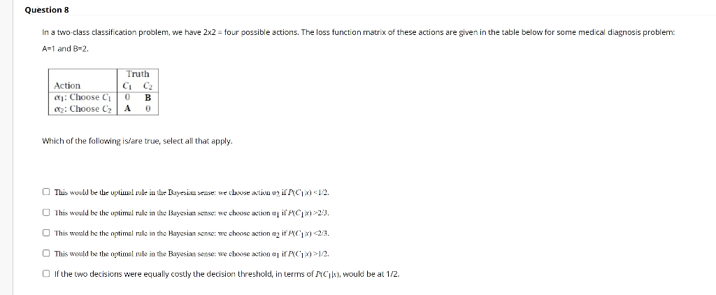 please help ASAP Question 8 function matrix of