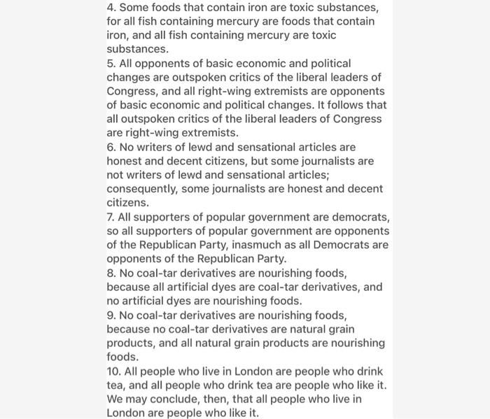 6.4 INSTRUCTIONS Identify the rule that is broken