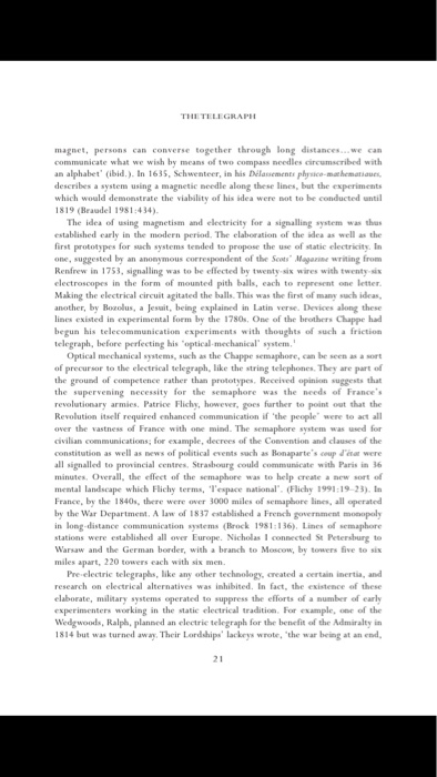 1) Topics (200 words). This explains the chapters