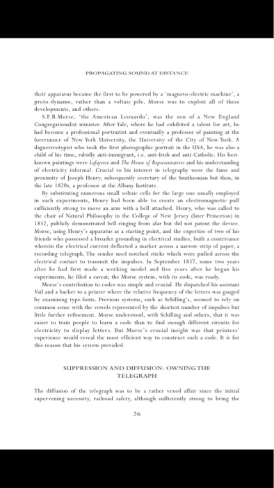 1) Topics (200 words). This explains the chapters