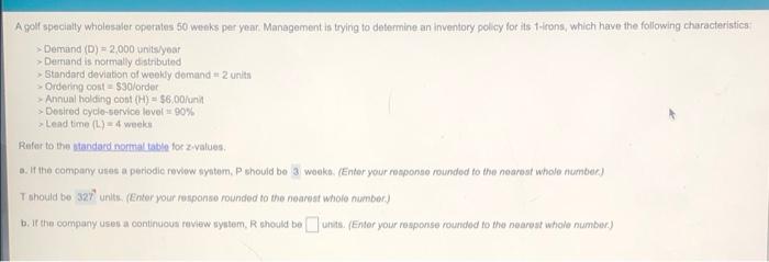 Agolf specinity wholesaler operates 50 wenks per