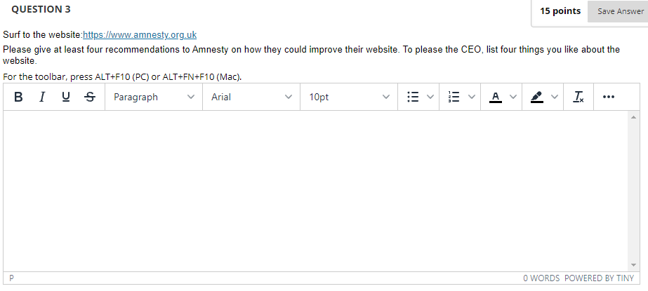 Surf to the website:https://www.amnesty.org.uk