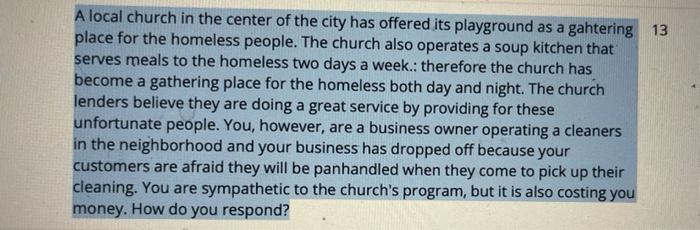 minimum 300 words thank you A local church in the