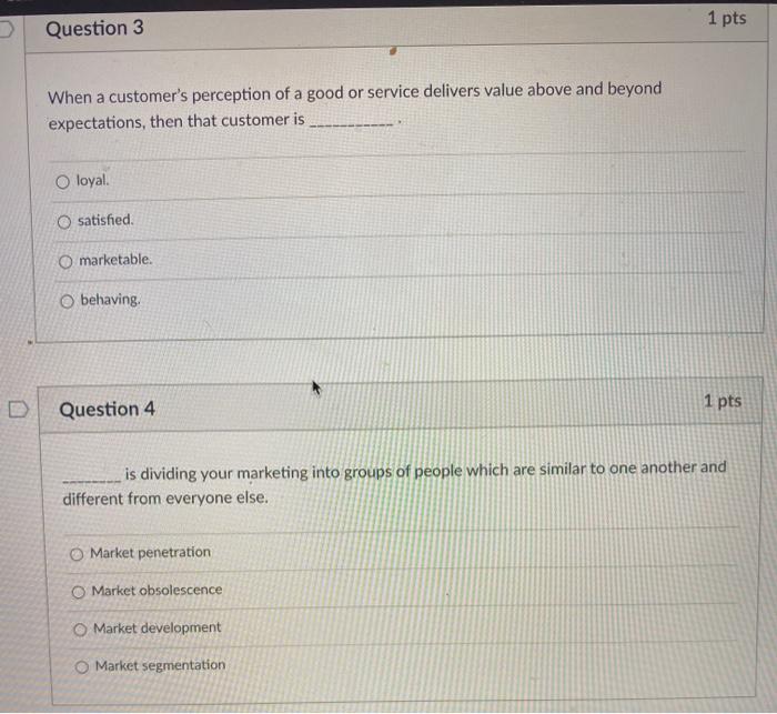 Question 1 satisfies wants by converting inputs