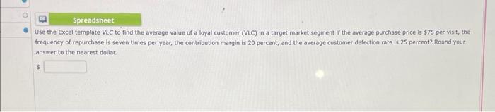 Use the Excel template VLC to find the average