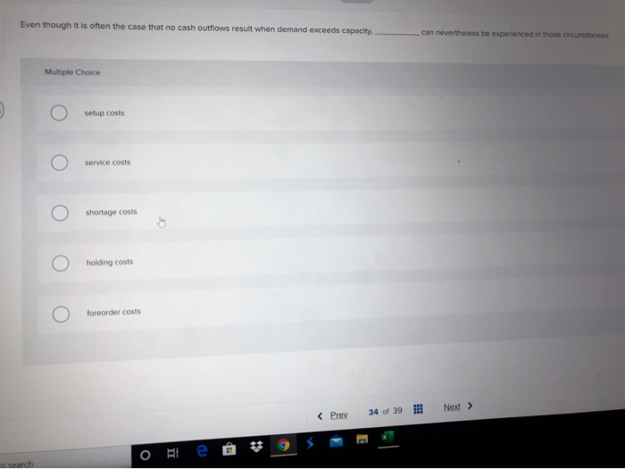 Even though it is often the case that no cash