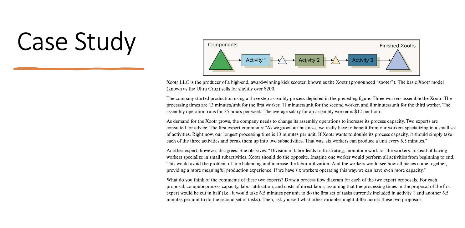 . Your task is to continue the case study, and