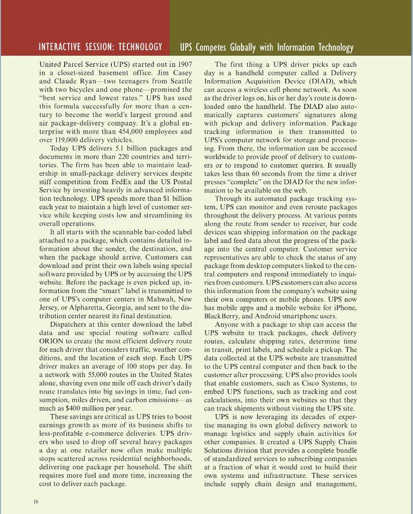 INTERACTIVE SESSION: TECHNOLOGY UPS Competes